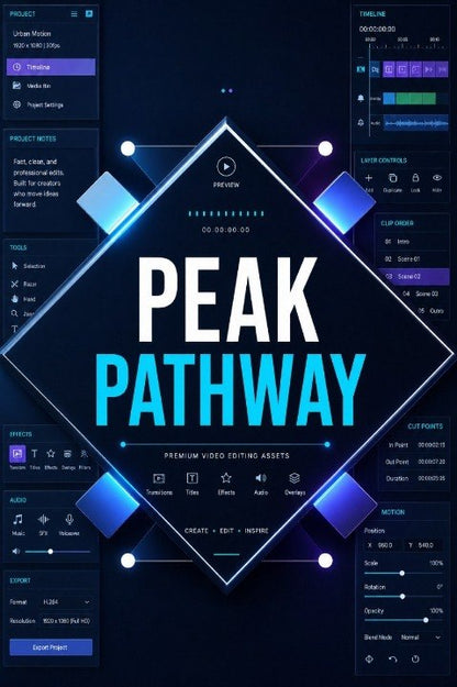 Software interface with 'Peak Pathway' branding on a dark background